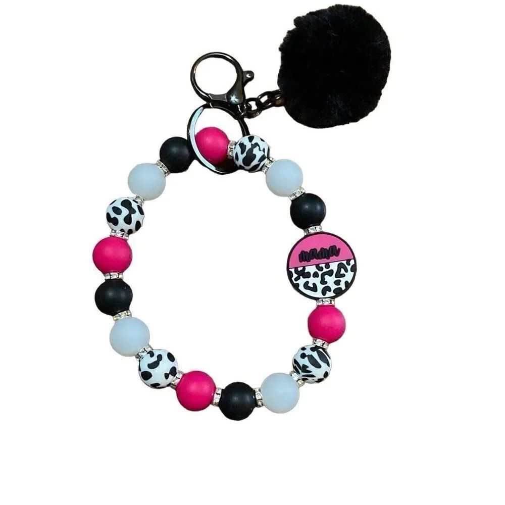 Beaded Wristlet Keychain